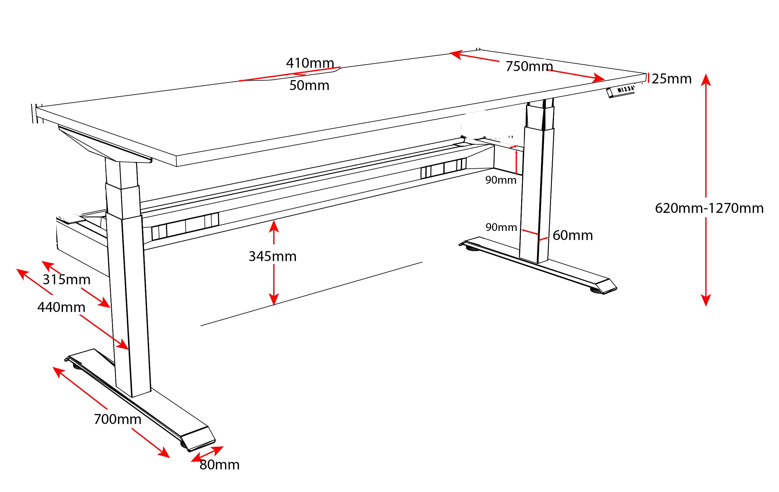 Boost Single desk