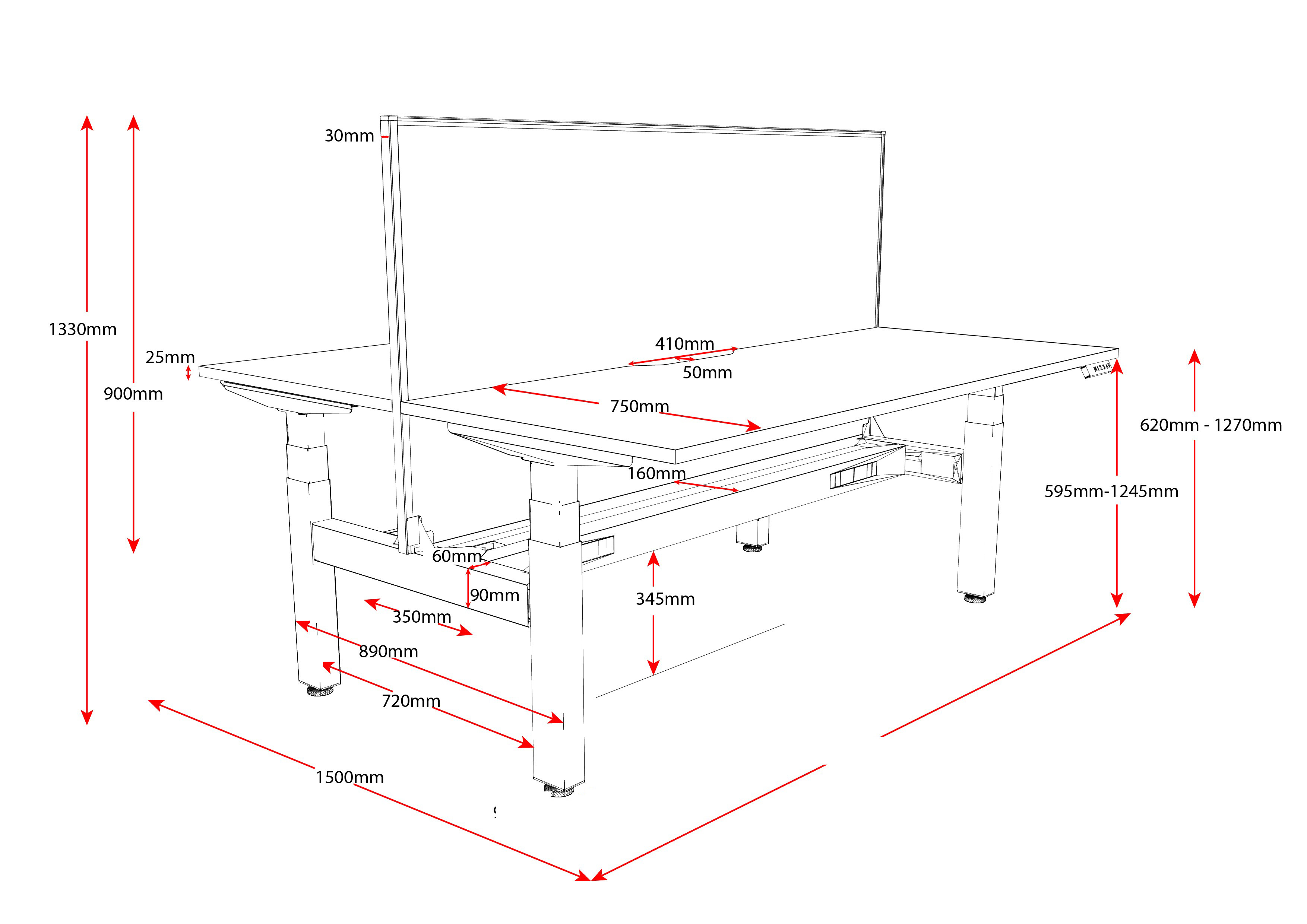 Halo B2B dimensions