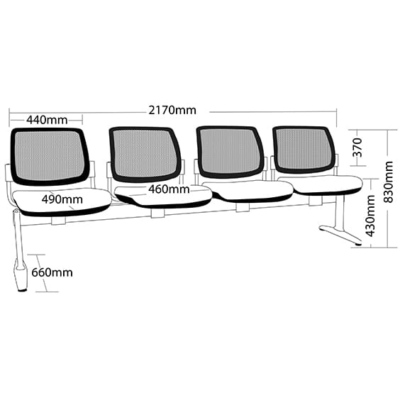 MM Beam 4 with dimension