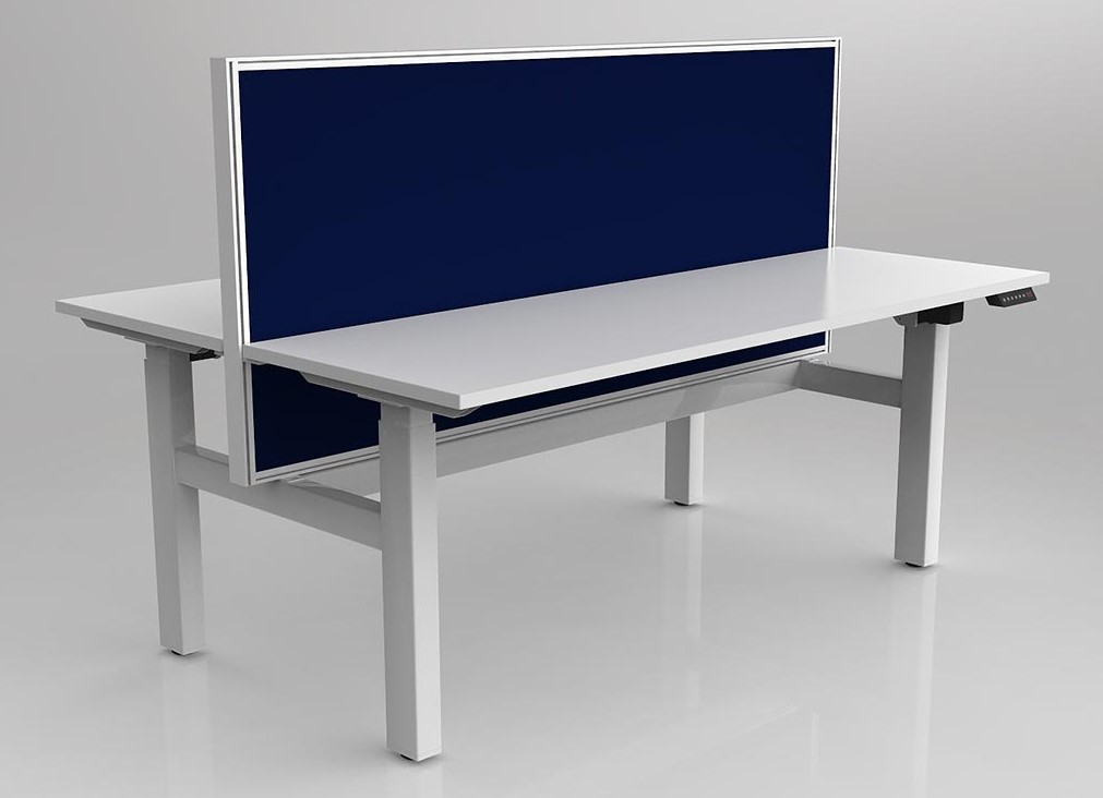 Agile 2C Adj Desk Double Side with Studio 50 Screens