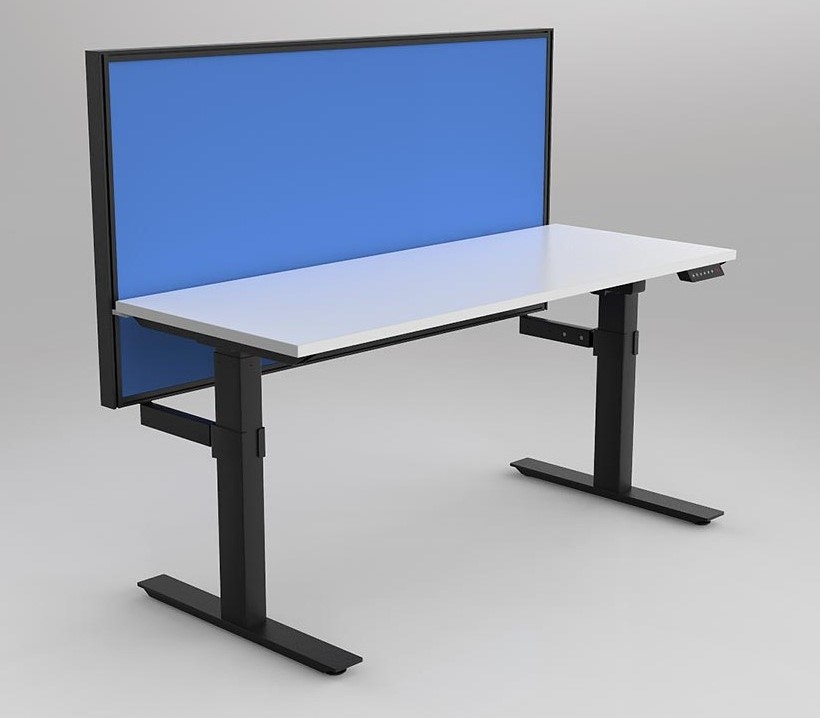 Agile 2C Adj Desk with Studio 50 Screen