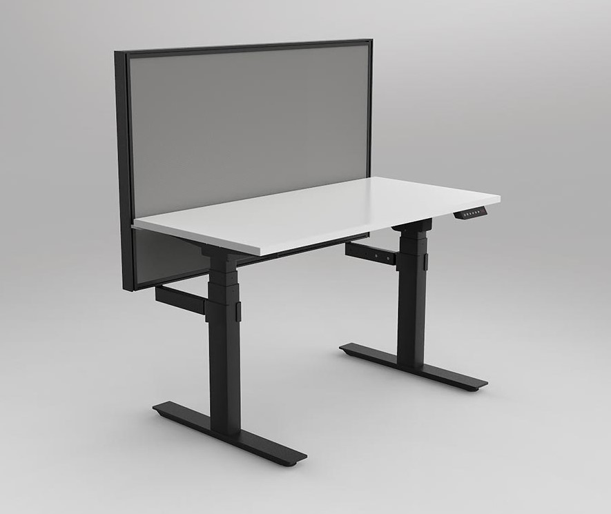 Agile Motion Adj Desk with Studio 50 Screen