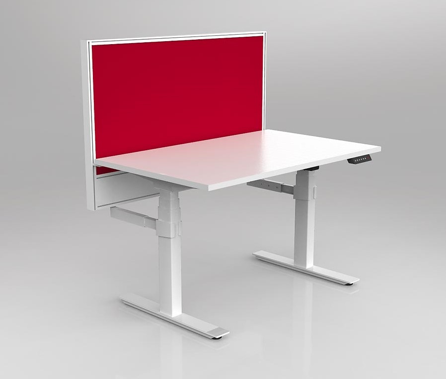 Agile Motion Adj Desk with Studio 50 Ducted Screen