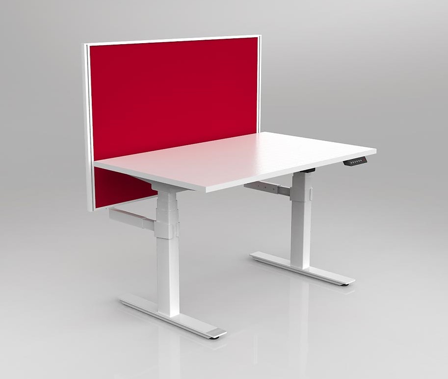 Agile Motion Adj Desk with Studio 50 Screen