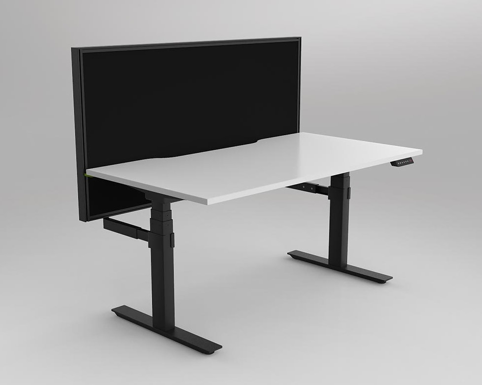 Agile Motion Adj Desk with Studio 50 Screen