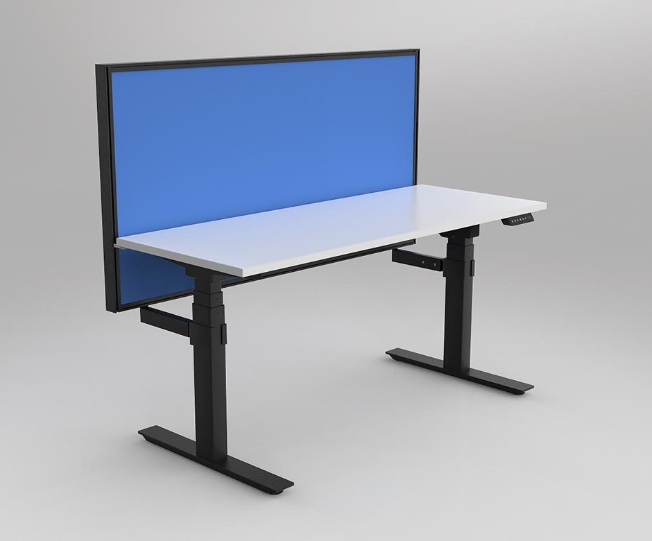 Agile Motion Adj Desk with Studio 50 Screen