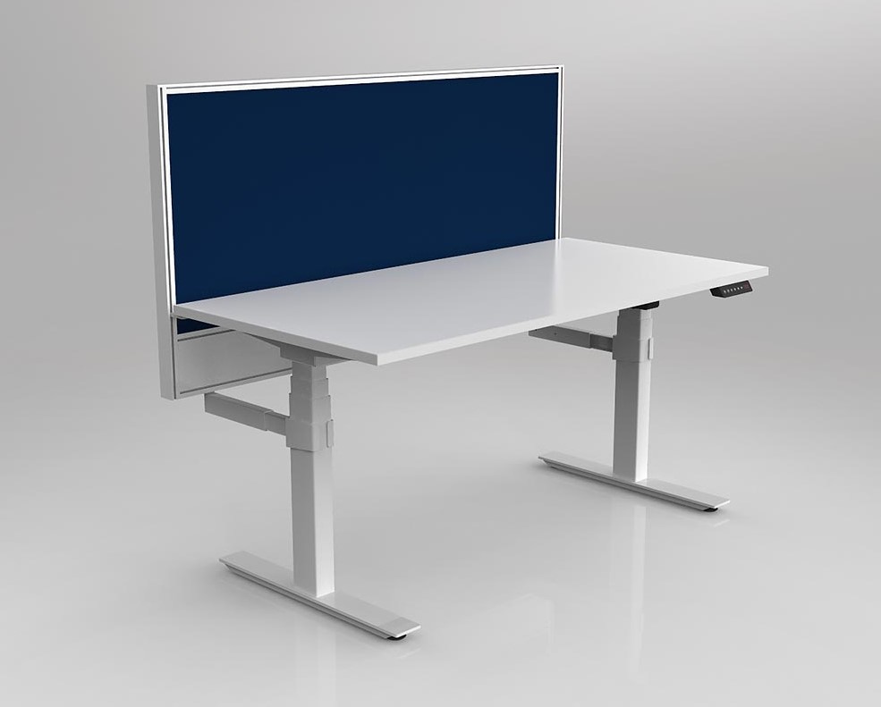 Agile Motion Adj Desk with Studio 50 Ducted Screen