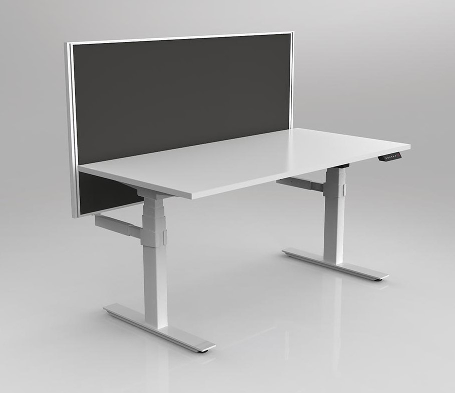 Agile Motion Adj Desk with Studio 50 Screen