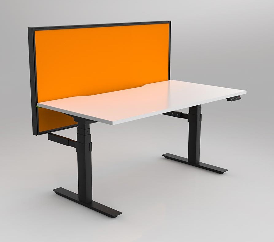 Agile Motion Adj Desk with Studio 50 Screen