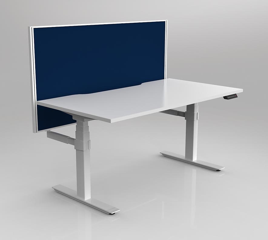 Agile Motion Adj Desk with Studio 50 Screen