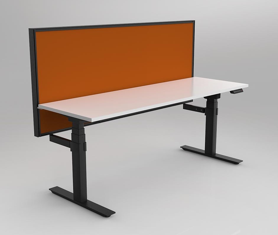 Agile Motion Adj Desk with Studio 50 Screen