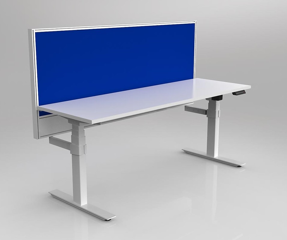 Agile Motion Adj Desk with Studio 50 Ducted Screen