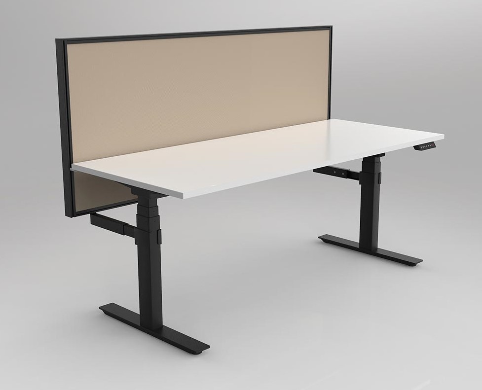 Agile Motion Adj Desk with Studio 50 Screen