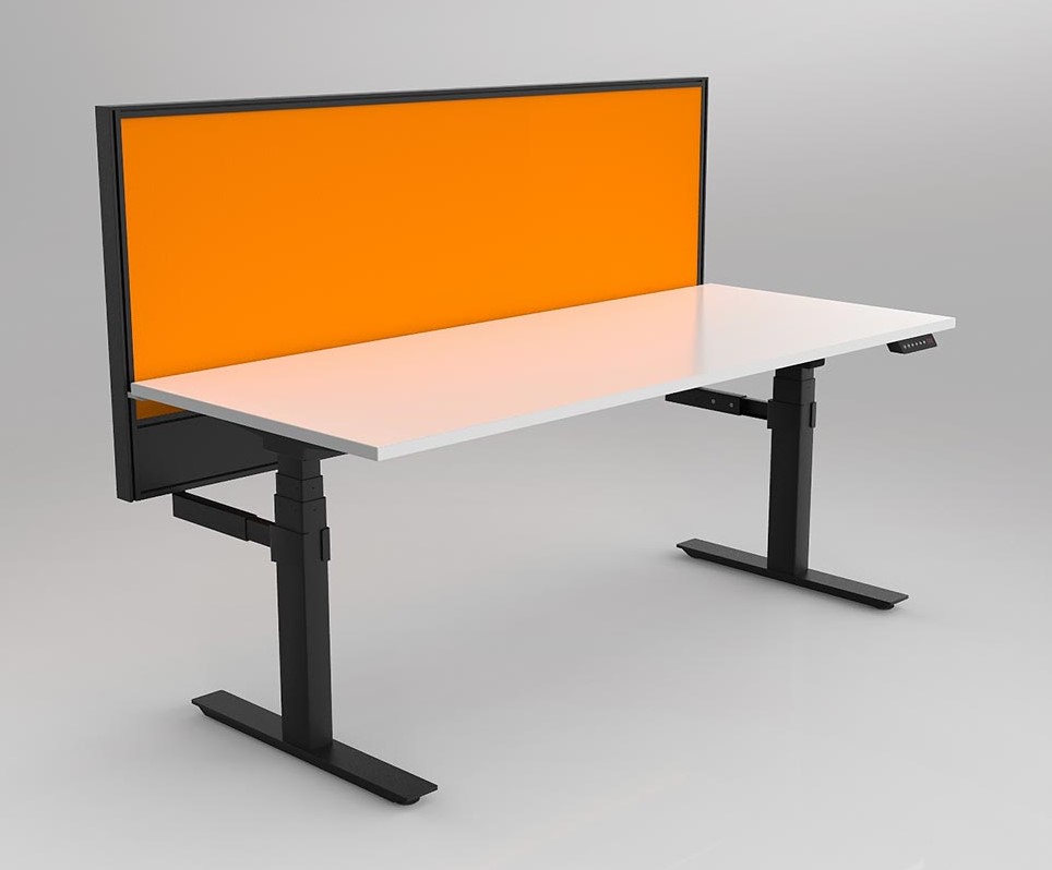 Agile Motion Adj Desk with Studio 50 Ducted Screen