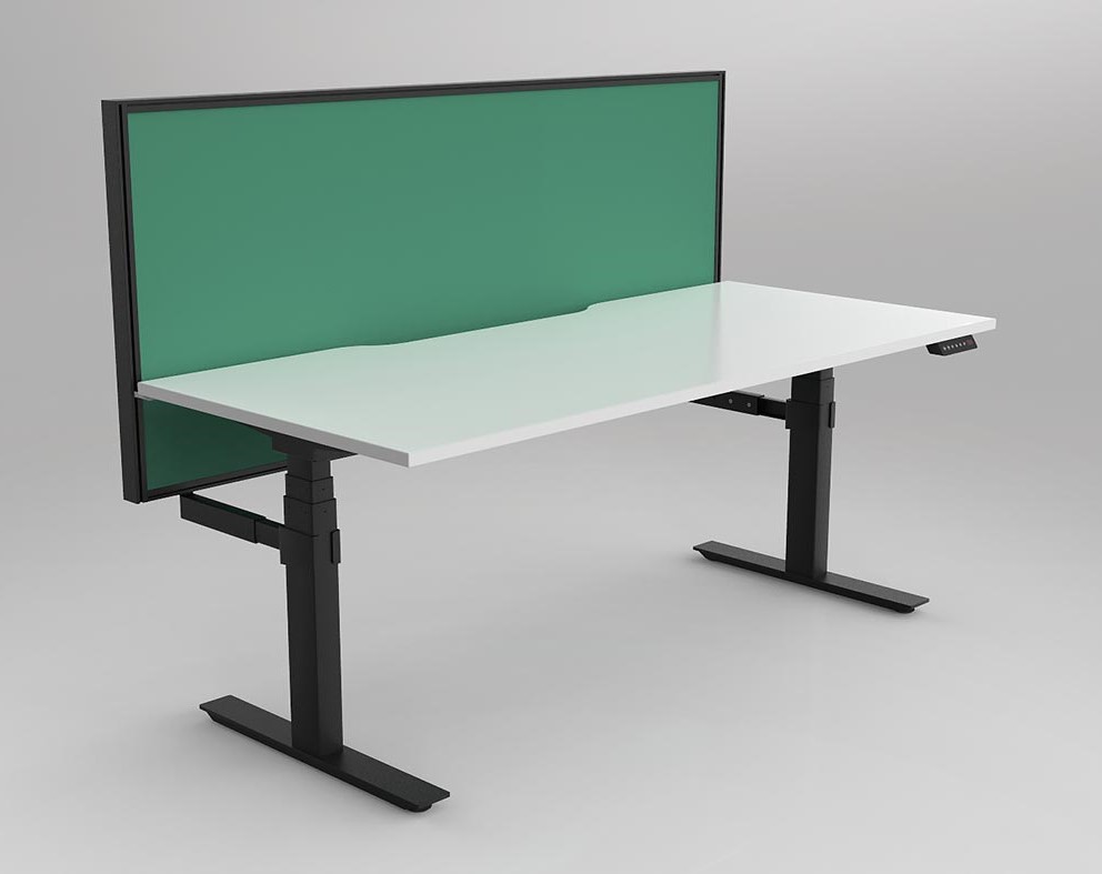 Agile Motion Adj Desk with Studio 50 Screen