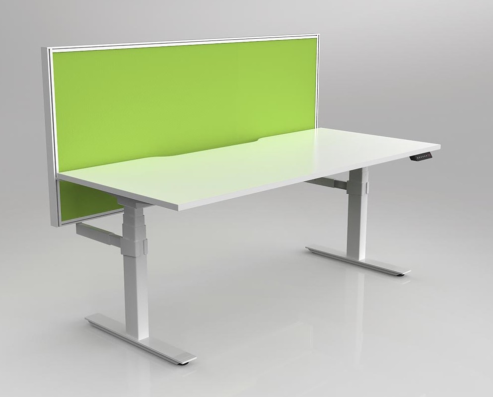 Agile Motion Adj Desk with Studio 50 Screen