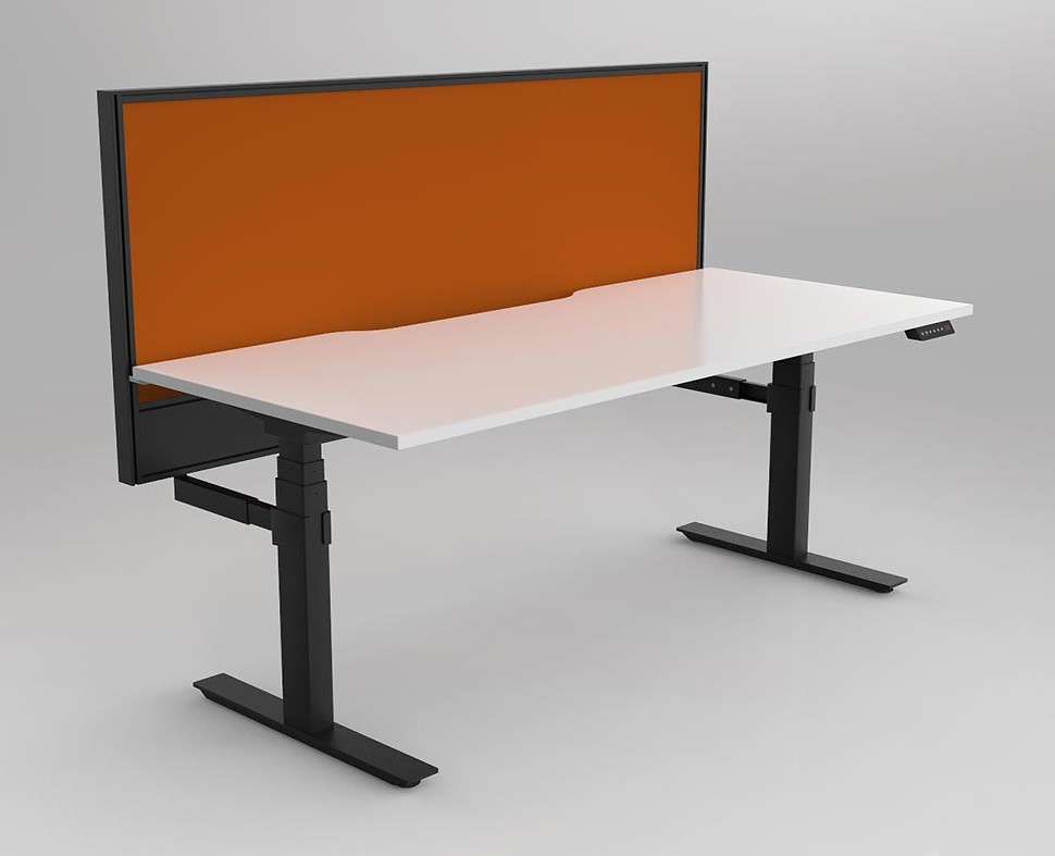 Agile Motion Adj Desk with Studio 50 Ducted Screen