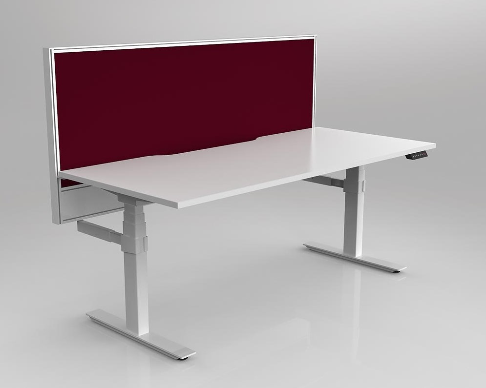 Agile Motion Adj Desk with Studio 50 Ducted Screen