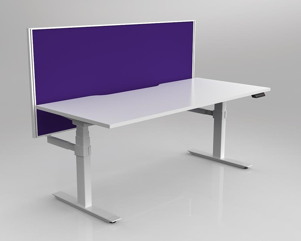 Agile Motion Adj Desk with Studio 50 Screen