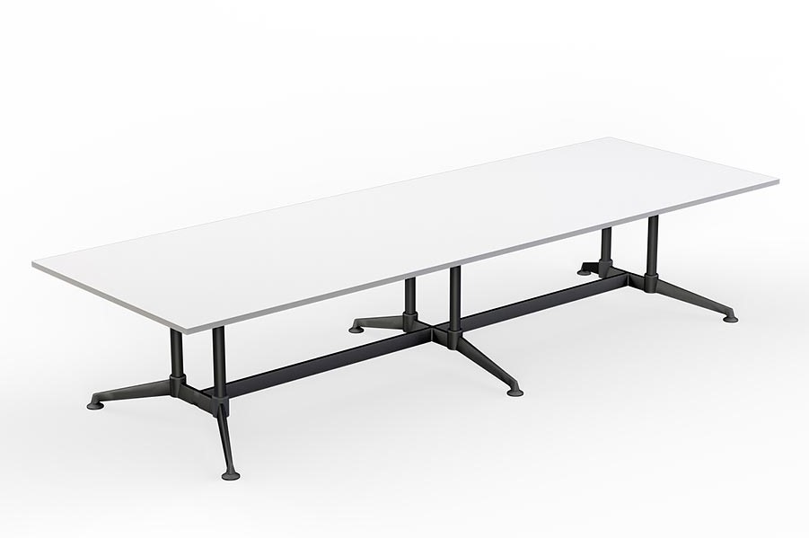 Modulus All Black Twin Post 2 Piece Top Tables