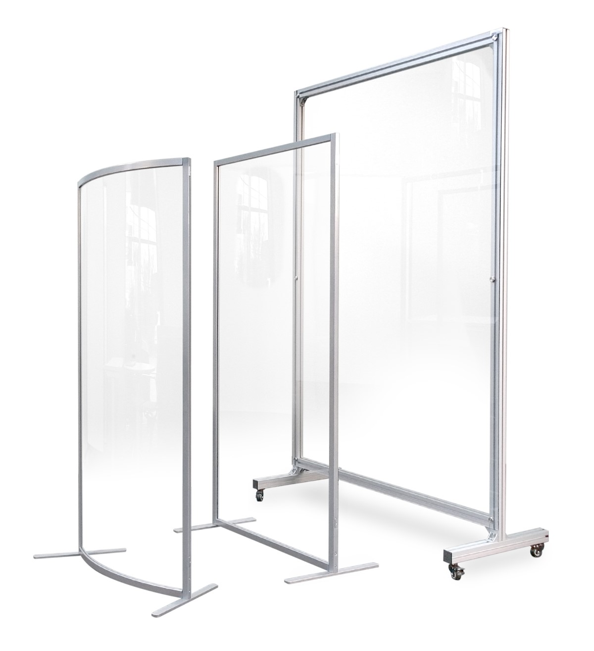 Clear Screen Dividers - Straight