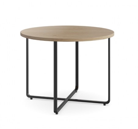 Air Coffee Table 600 Round - Black Frame